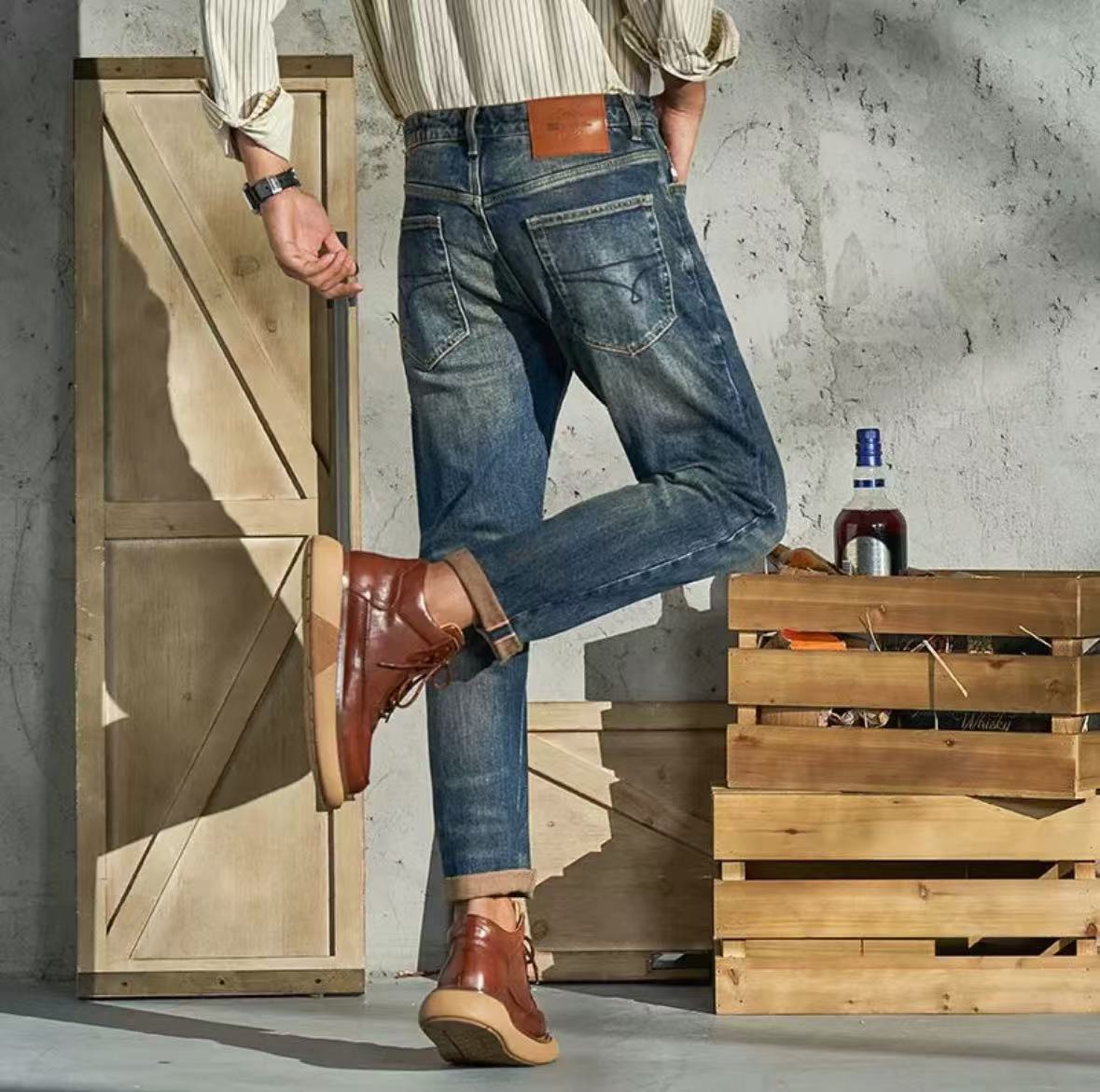 Heritage Leather Boots｜Where Vintage Ruggedness Meets Modern Luxury