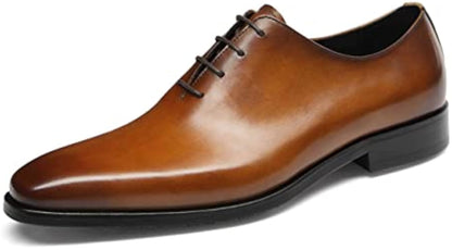 ✨ Premium Hand-Painted Full-Grain Leather Oxford Shoes ✨