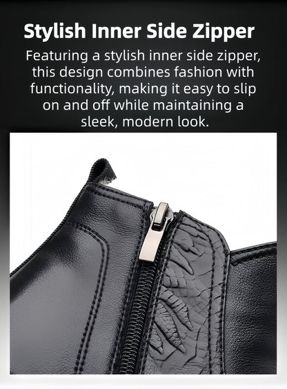 Luxurious Full-Grain Leather Men’s Shoes｜All-Weather Comfort & Timeless Style