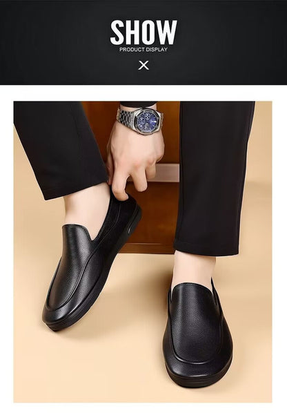 Premium Full-Grain Leather Loafers – Walk in Ultimate Comfort & Style